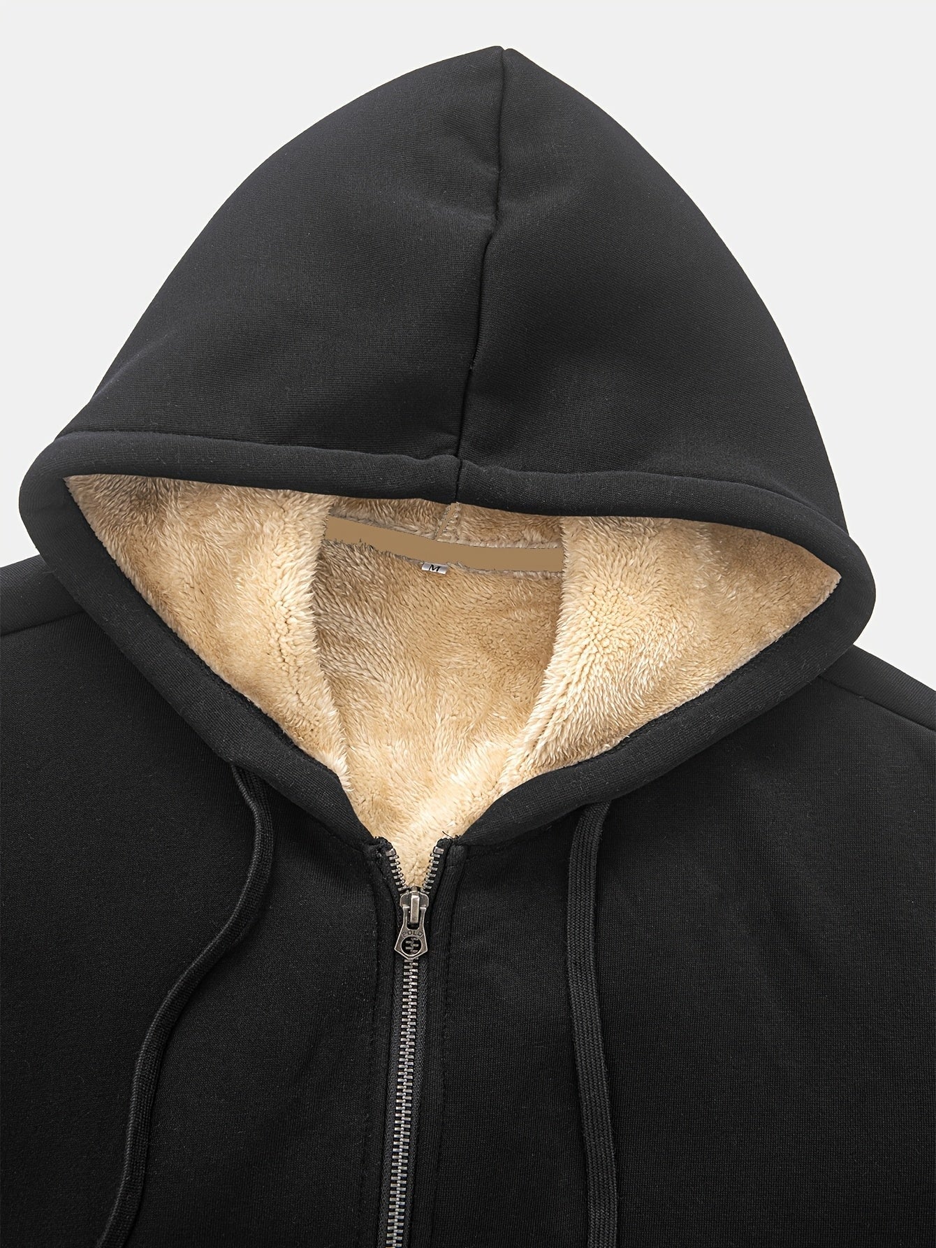 Vêtement d'extérieur pour homme, sweat à capuche zippé pour l'automne/hiver. Veste de sport décontractée pour homme — 3