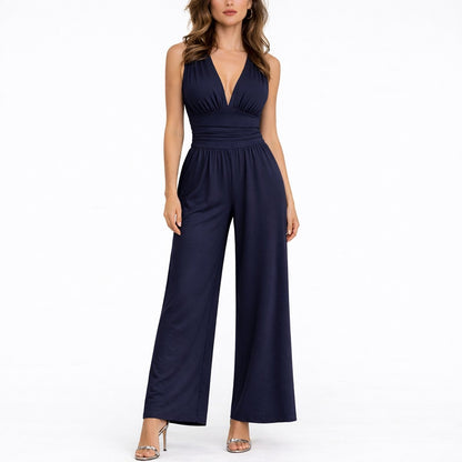 Tamara | Mono de pierna ancha para mujer con cuello en V — 7