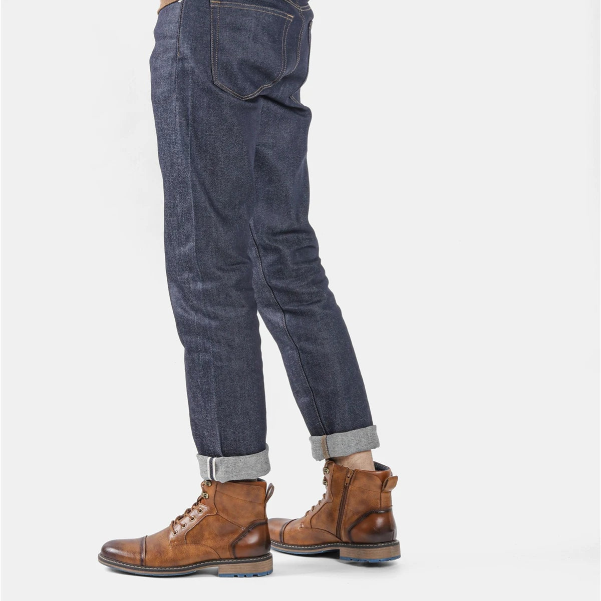 The Derbyshire Men's Rugged Adventure Outdoor Leather Boots — 2