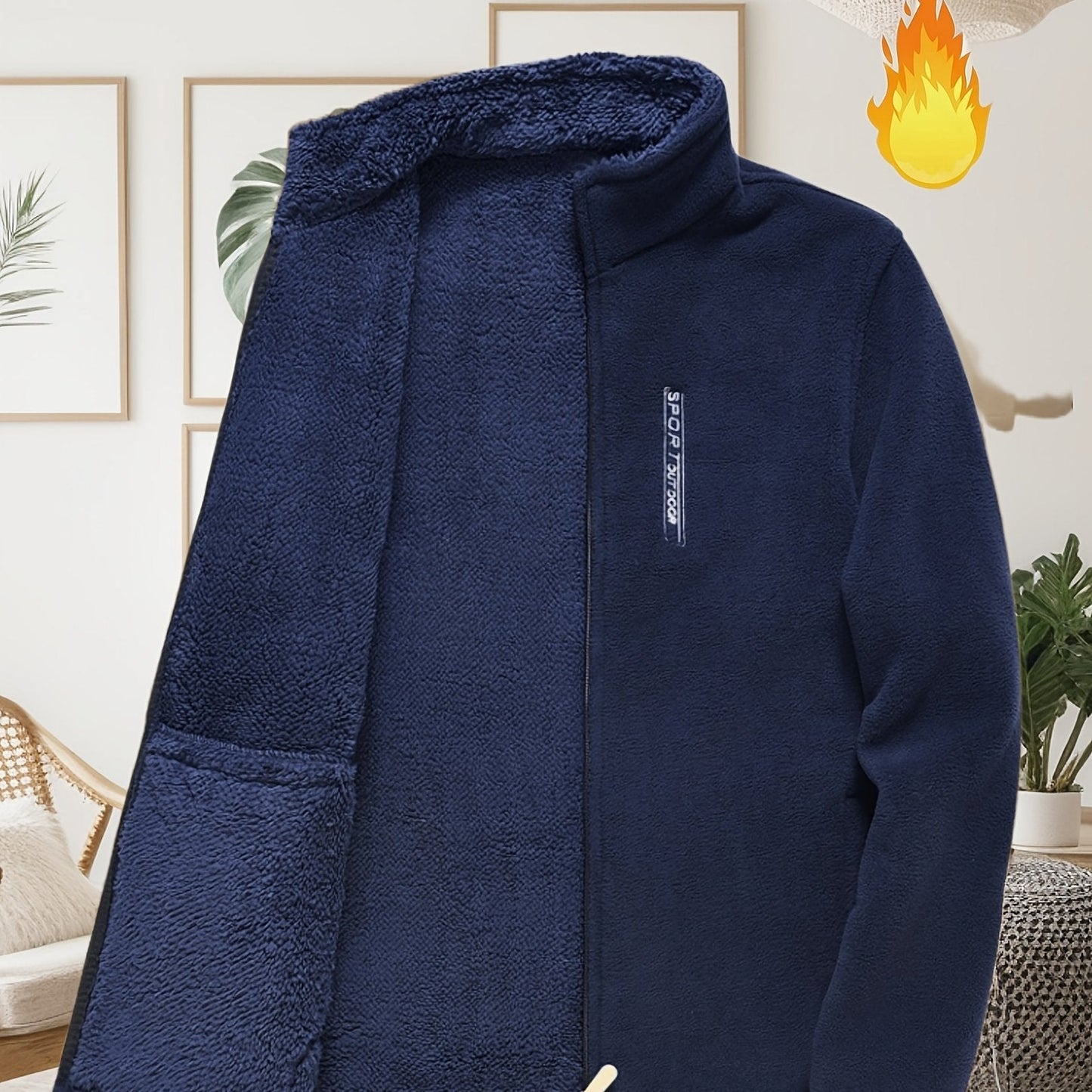 Nouvelle veste doublée en polaire, plusieurs couleurs disponibles, facile à assortir, manteau d'automne et d'hiver pour femmes, manteau décontracté de couleur unie doublé en polaire et épaissi — 13