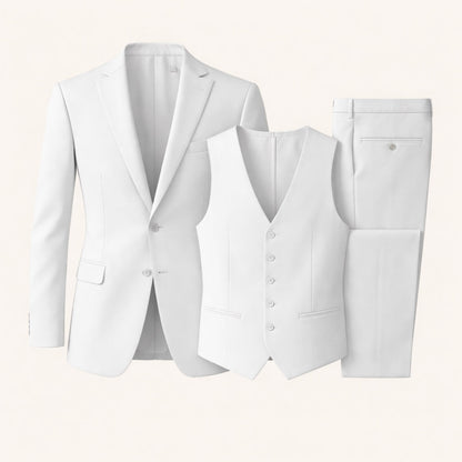 Le Costume Slim Fit 3 Pièces Silverwood pour Homme – Ensemble Élégant Blazer, Gilet & Pantalon — 1