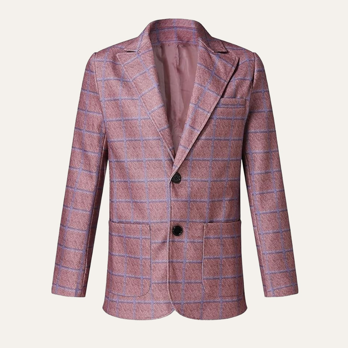 La Veste Blazer à Carreaux à Double Boutonnage Garda Porto pour Homme — 1