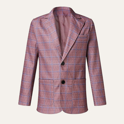 La Veste Blazer à Carreaux à Double Boutonnage Garda Porto pour Homme — 1