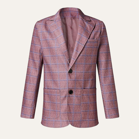 La Veste Blazer à Carreaux à Double Boutonnage Garda Porto pour Homme — 1