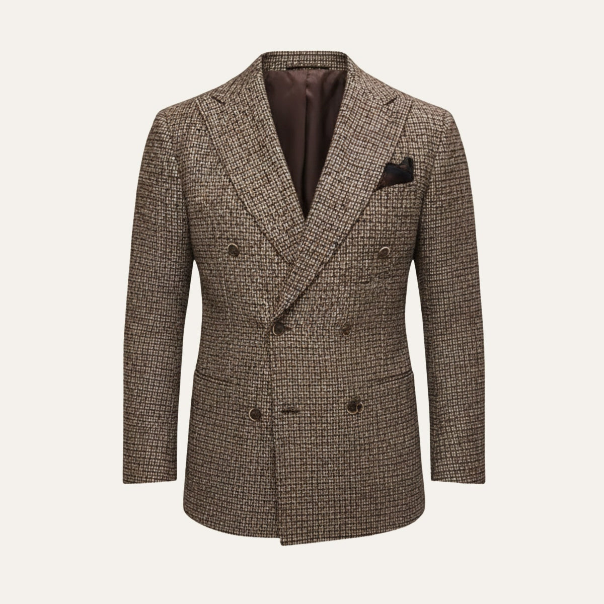 La Veste Blazer à Carreaux à Double Boutonnage Garda Porto pour Homme — 11