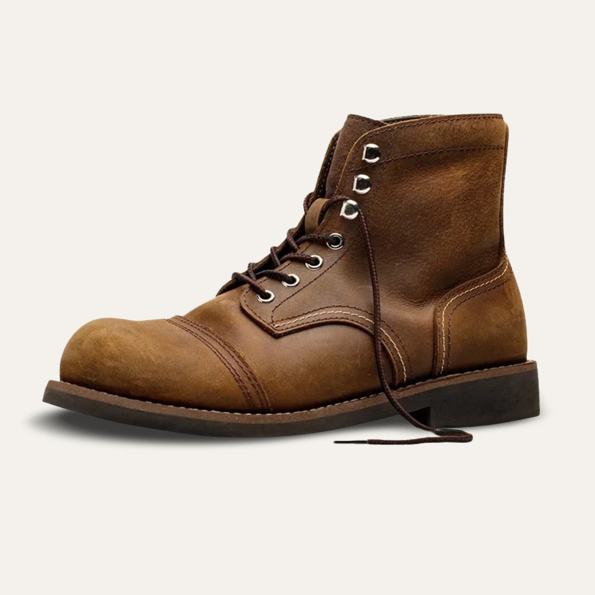 The Grayfield Men’s Lace Up Combat Leather Boots — 1