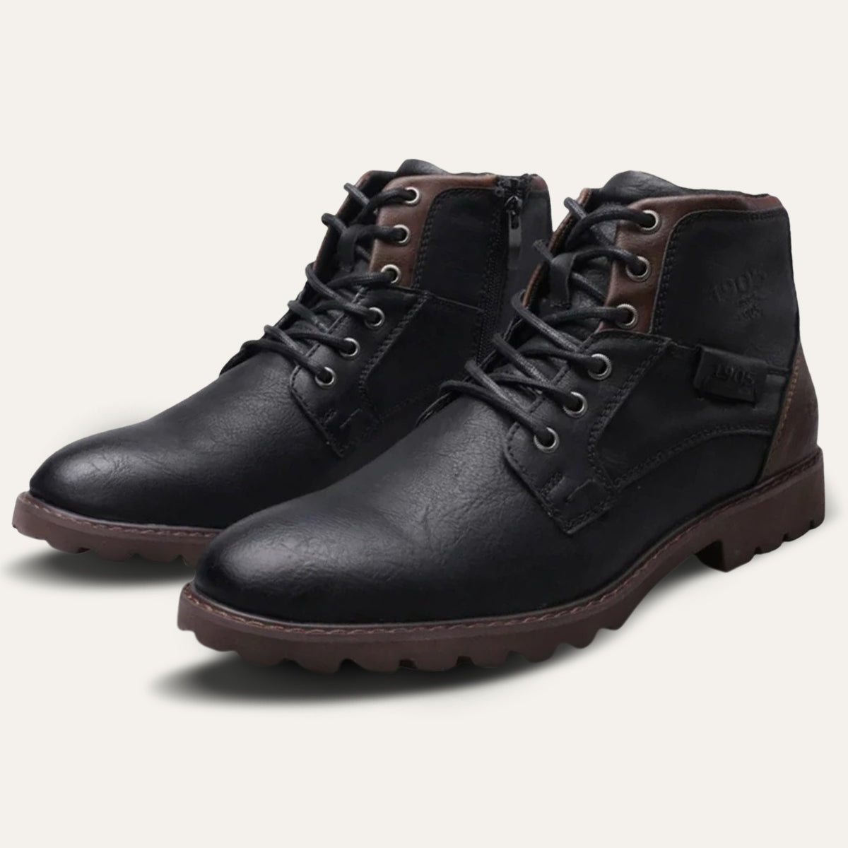 The Oakshade Men’s Military Combat Leather Boots — 3