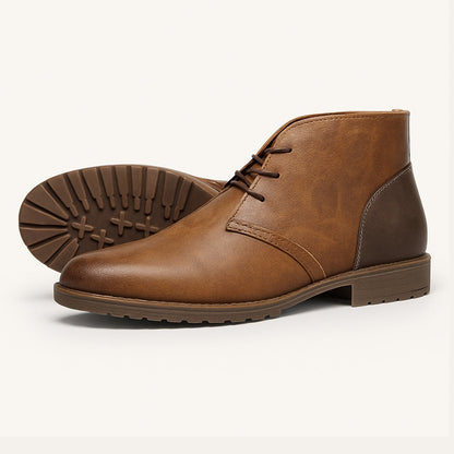 The Elderpine Men’s Elegant Vintage Smart Leather Boots — 1