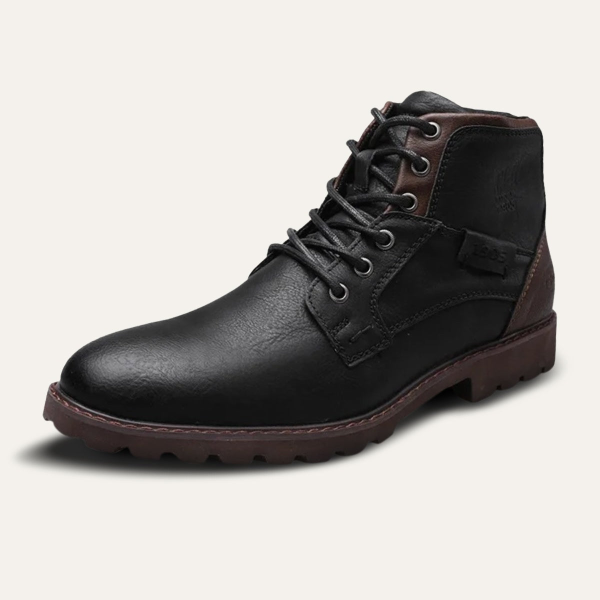 The Oakshade Men’s Military Combat Leather Boots — 8