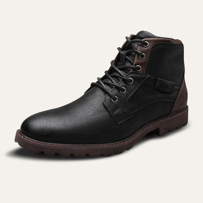 The Oakshade Men’s Military Combat Leather Boots — 8
