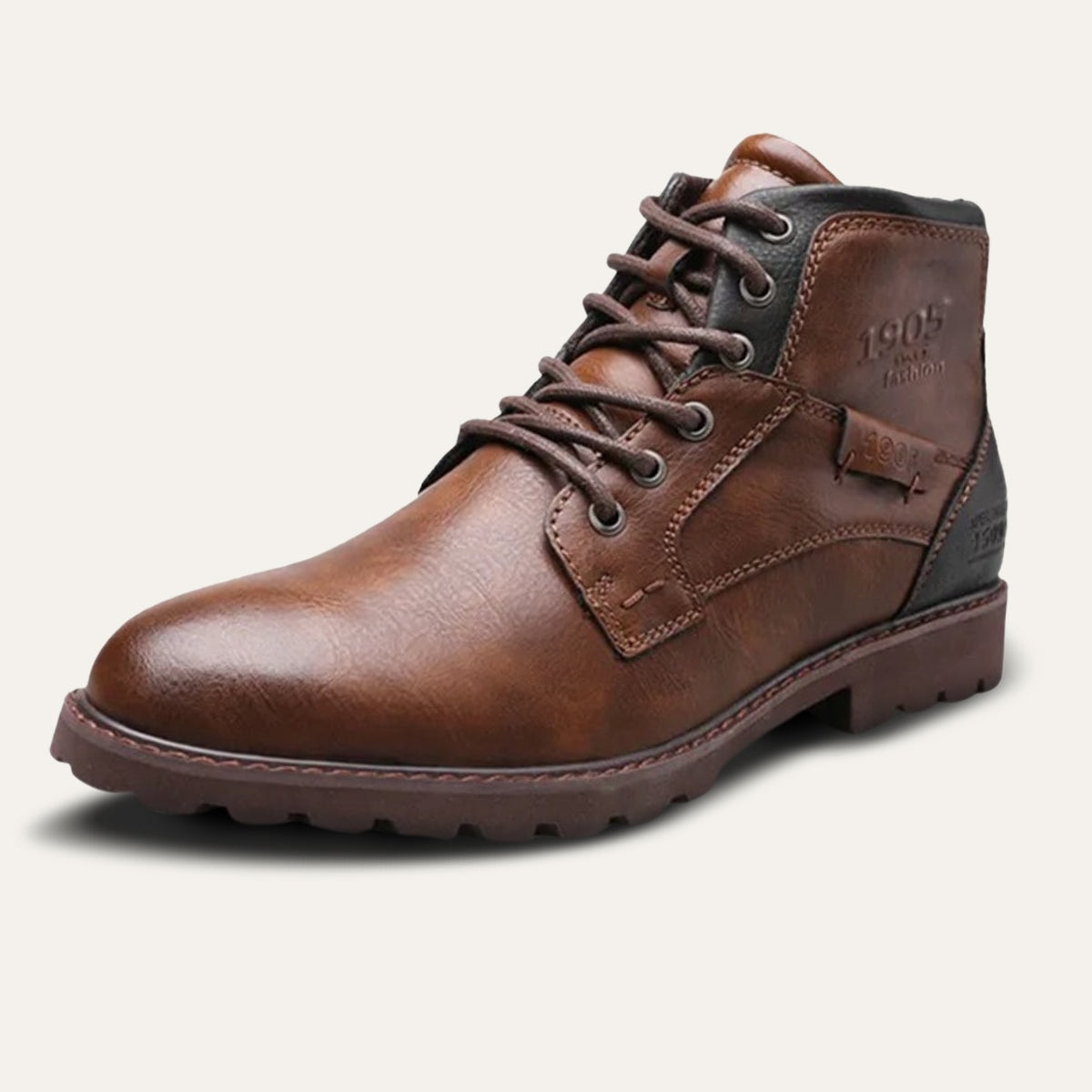 The Oakshade Men’s Military Combat Leather Boots — 7