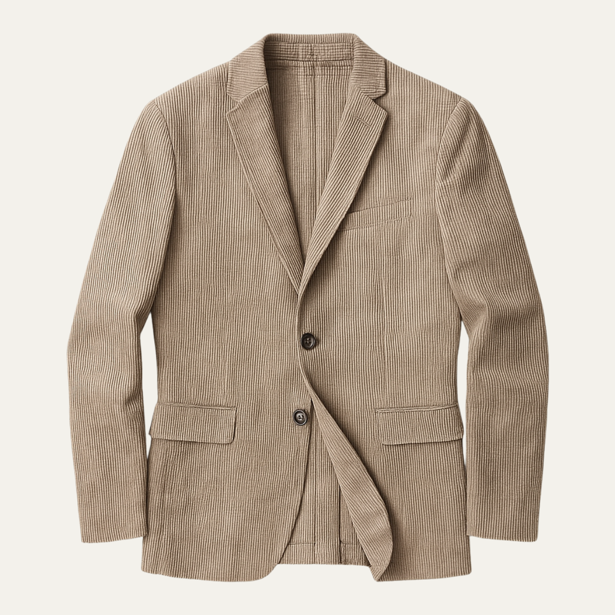 Le Costume Blazer en Velours Côtelé Ajusté pour Homme Giglio — 1