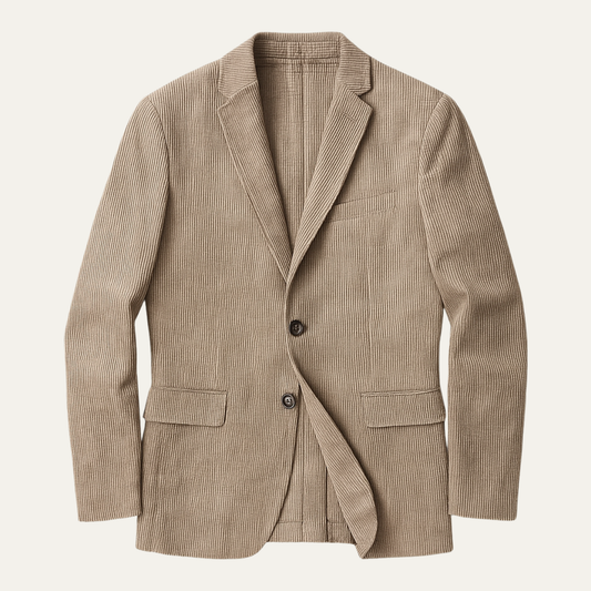 Le Costume Blazer en Velours Côtelé Ajusté pour Homme Giglio — 1