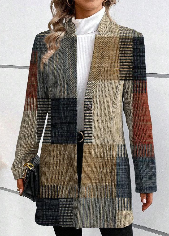 Jill - Elegant Patterned Blazer — 2