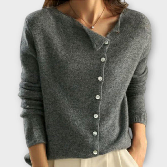 Paige | Cardigan Tricot à Boutons et Manches Longues pour Femme