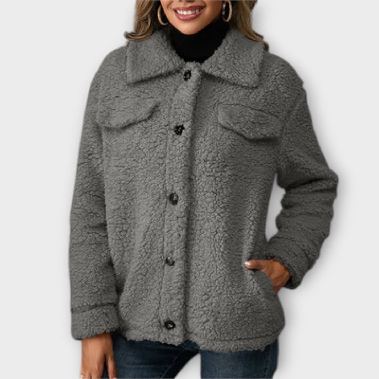 Lucy – Cosy Teddy Jacket — 2