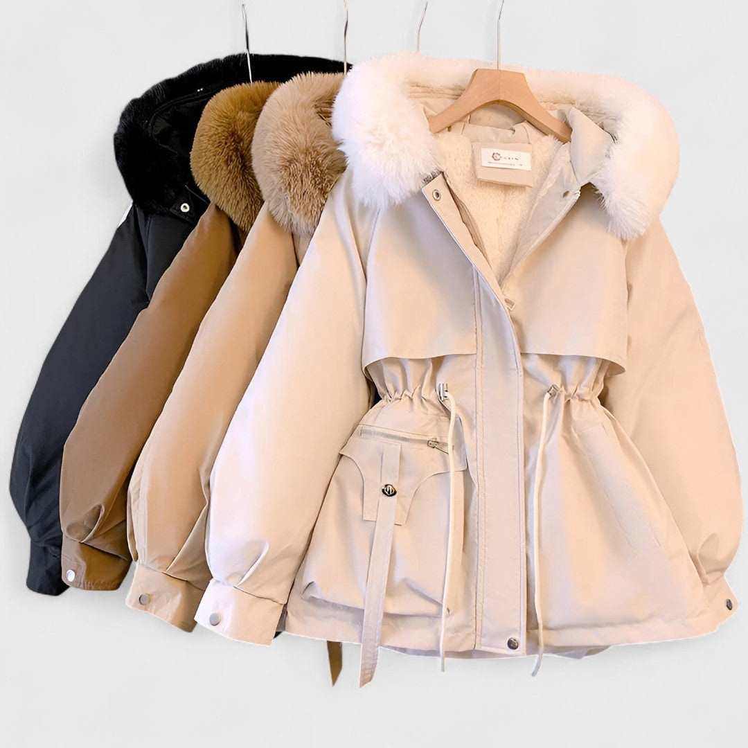 Milana | Parka à Capuche Fausse Fourrure d'Hiver pour Femme