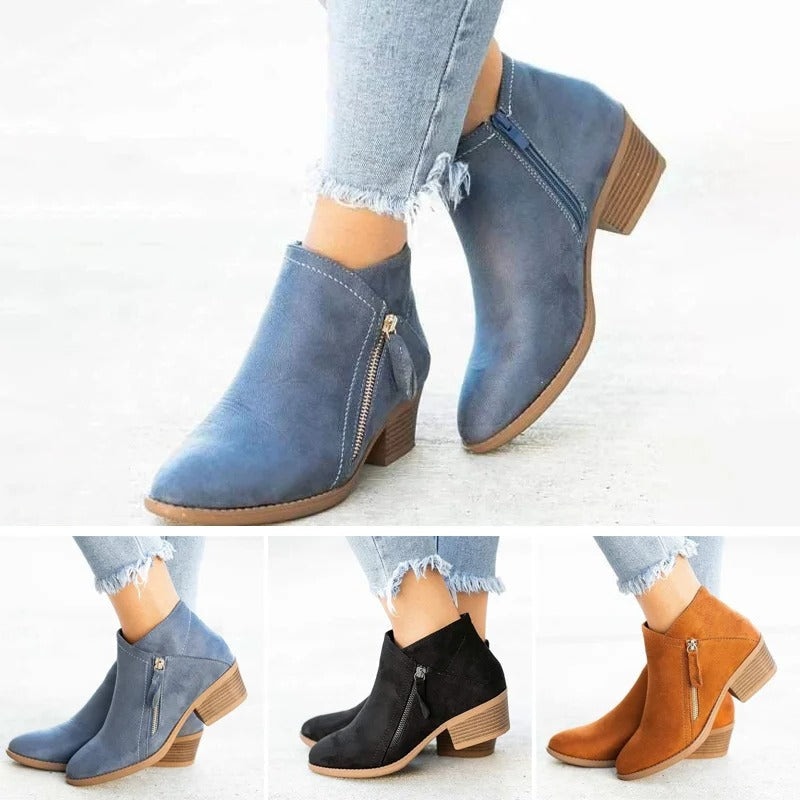 Comfort Arch Support Heel Boots — 6