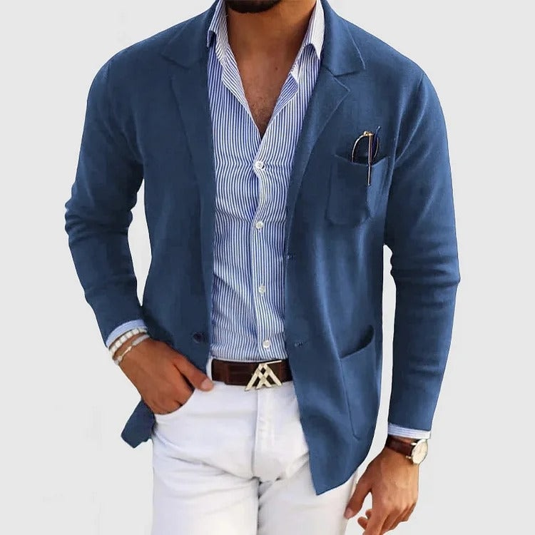 Le Blazer d'Été en Lin Corse - Invité de Mariage Homme - Occasions Formelles — 9