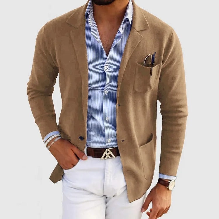 Le Blazer d'Été en Lin Corse - Invité de Mariage Homme - Occasions Formelles — 2