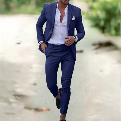 Le Costume de Mariage pour Invités Santorin en Lin — 11