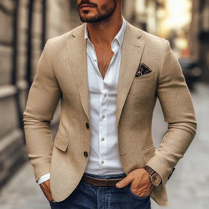 Le Blazer en Lin-Coton Windsor — Invité de Mariage Homme - Occasions Formelles — 2