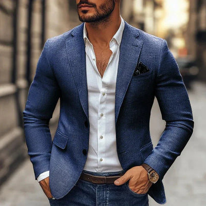 Le Blazer en Lin-Coton Windsor — Invité de Mariage Homme - Occasions Formelles — 5
