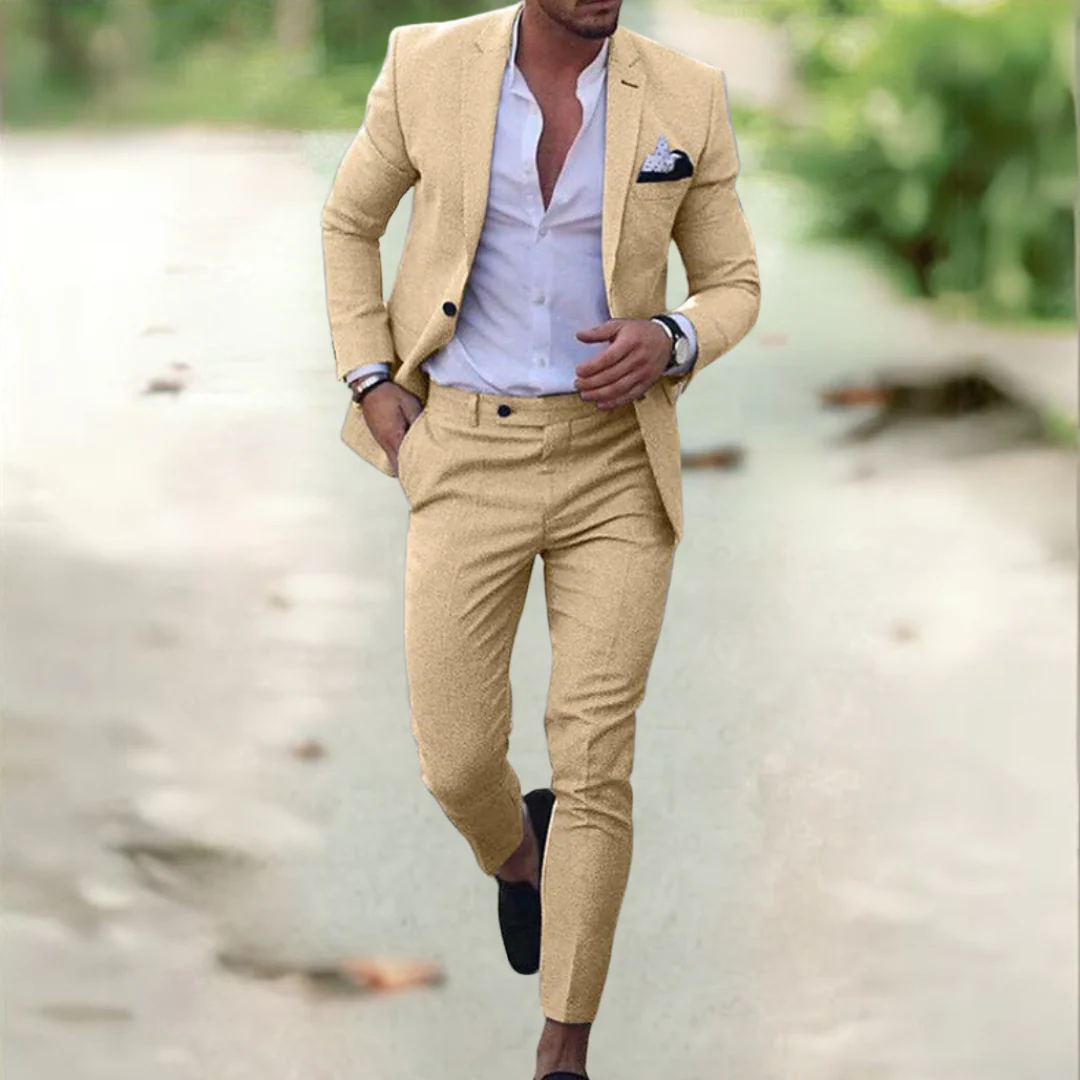 Le Costume de Mariage pour Invités Santorin en Lin — 4