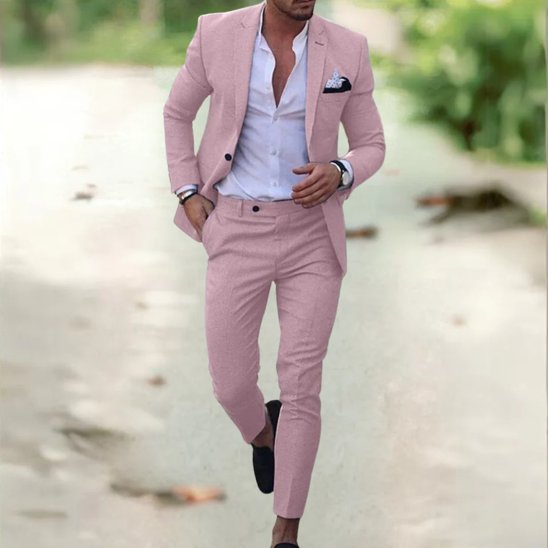 Le Costume de Mariage pour Invités Santorin en Lin — 3