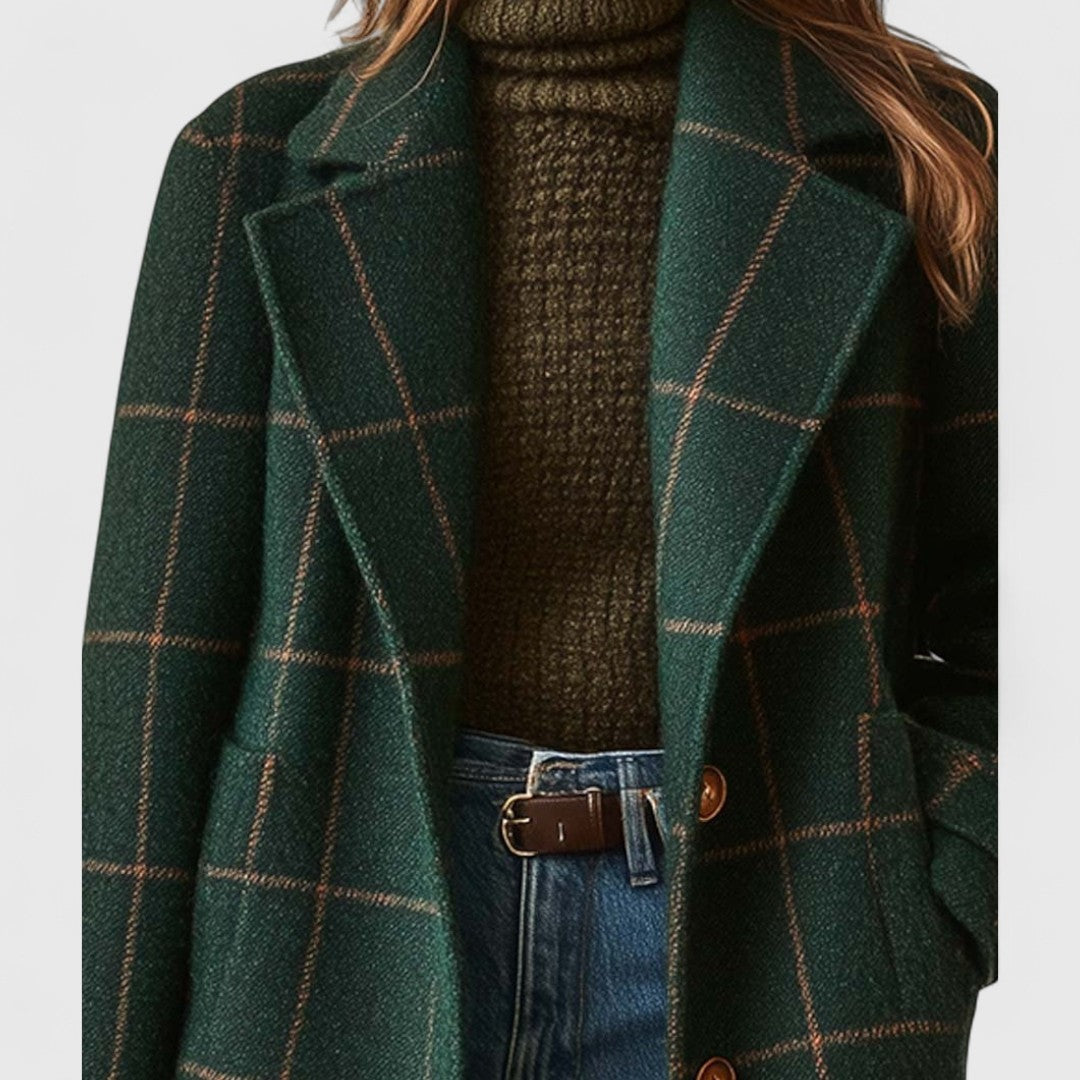 Sally – Classic Check Coat — 3