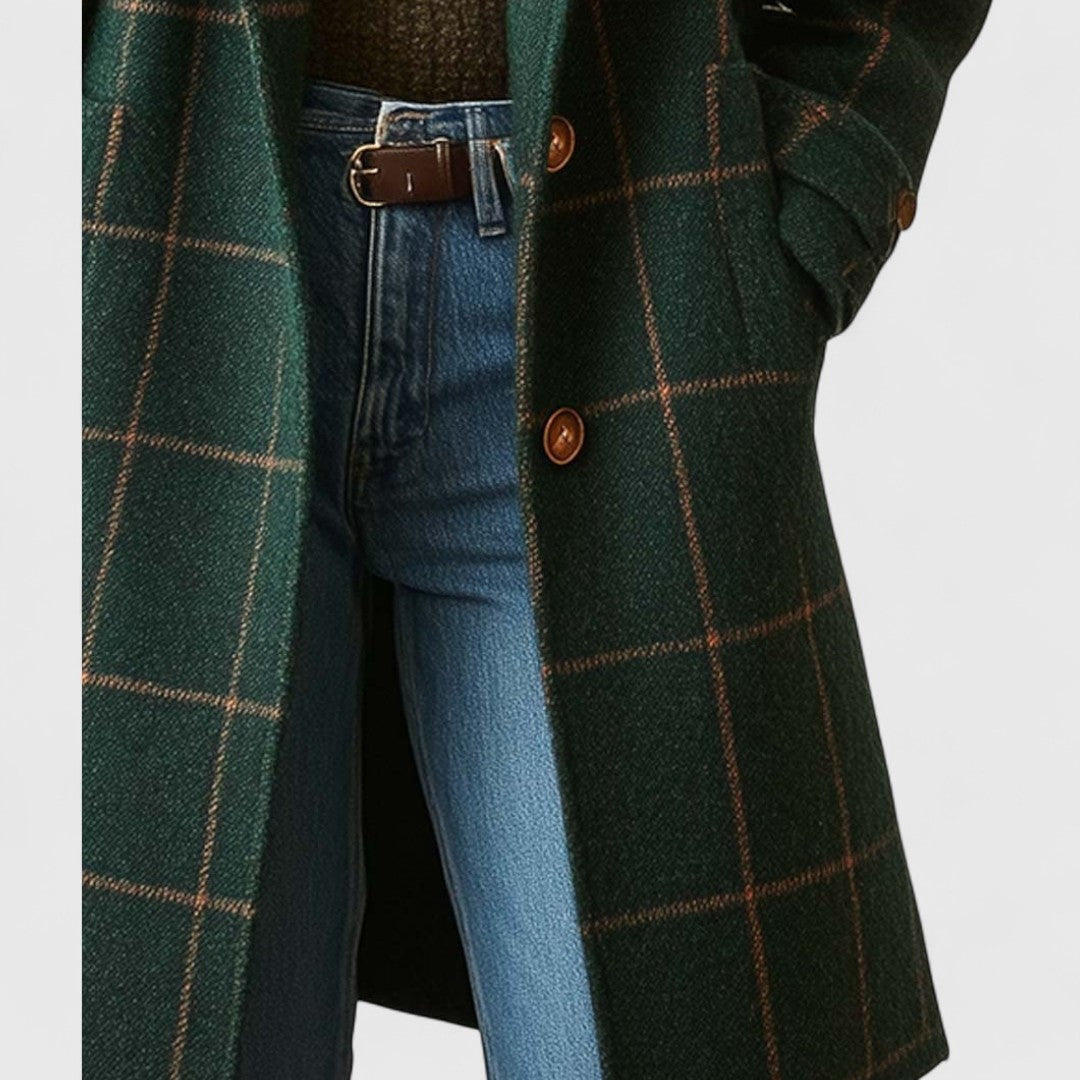 Sally – Classic Check Coat — 5