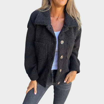 Olivia | Cardigan en Maille Boutonné à Manches Longues pour Femme