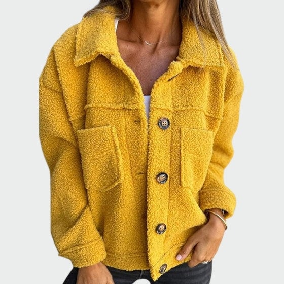 Olivia | Cardigan en Maille Boutonné à Manches Longues pour Femme