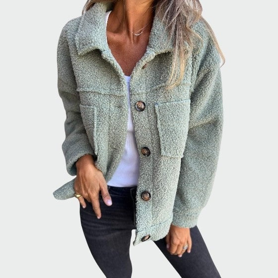 Olivia | Cardigan en Maille Boutonné à Manches Longues pour Femme