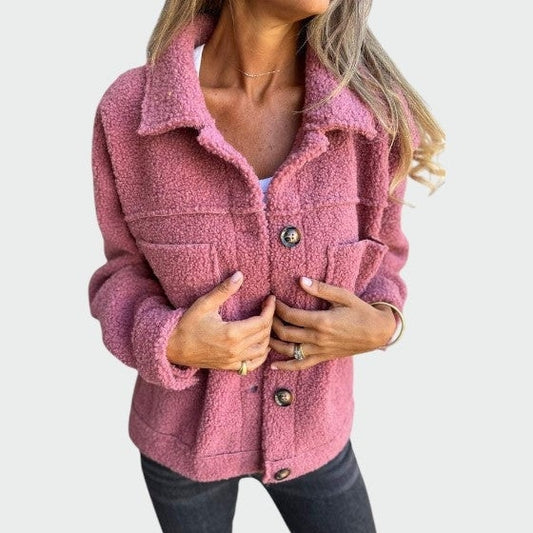 Olivia | Cardigan en Maille Boutonné à Manches Longues pour Femme
