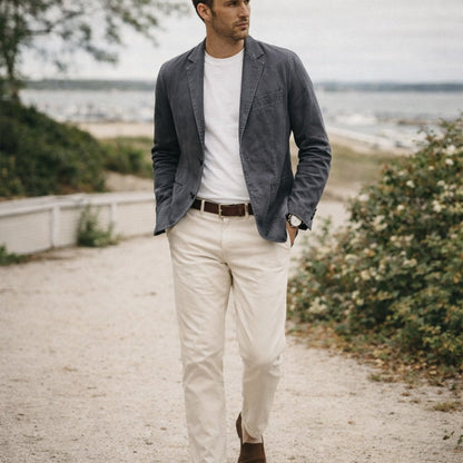 Le Blazer d'Été en Lin de Venise - Invité de Mariage Homme - Occasions Formelles — 13
