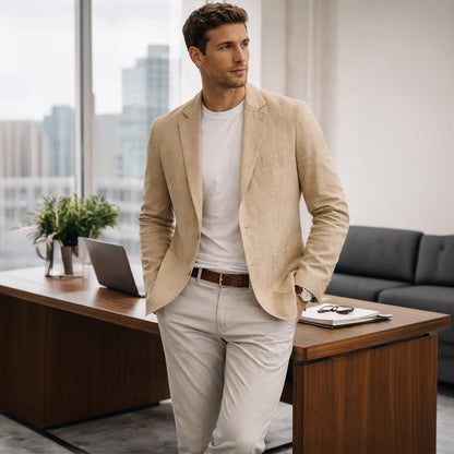 Le Blazer d'Été en Lin de Venise - Invité de Mariage Homme - Occasions Formelles — 14
