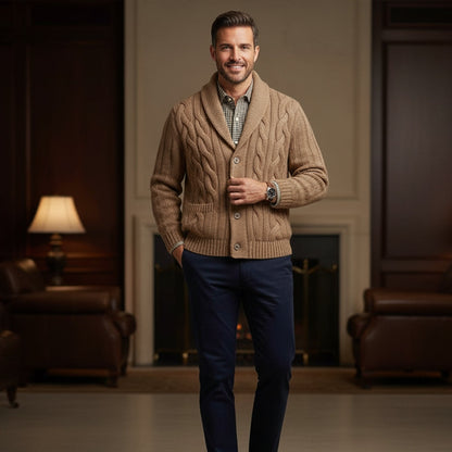 Le Cardigan Tricoté Kensington pour Hommes — 11