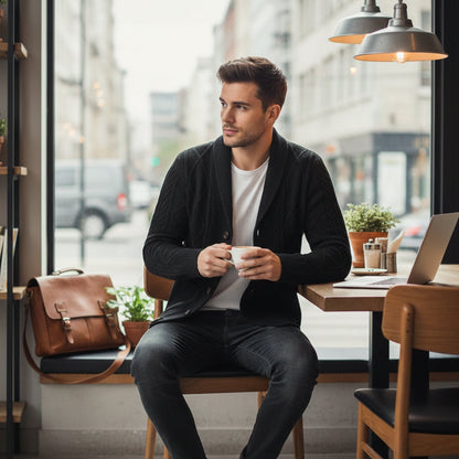 Le Cardigan 100% Cachemire de Manchester pour Hommes — 12
