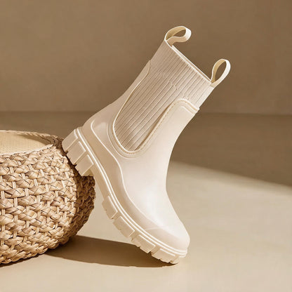 Émilie – Bottes de pluie femme avec tige élastique