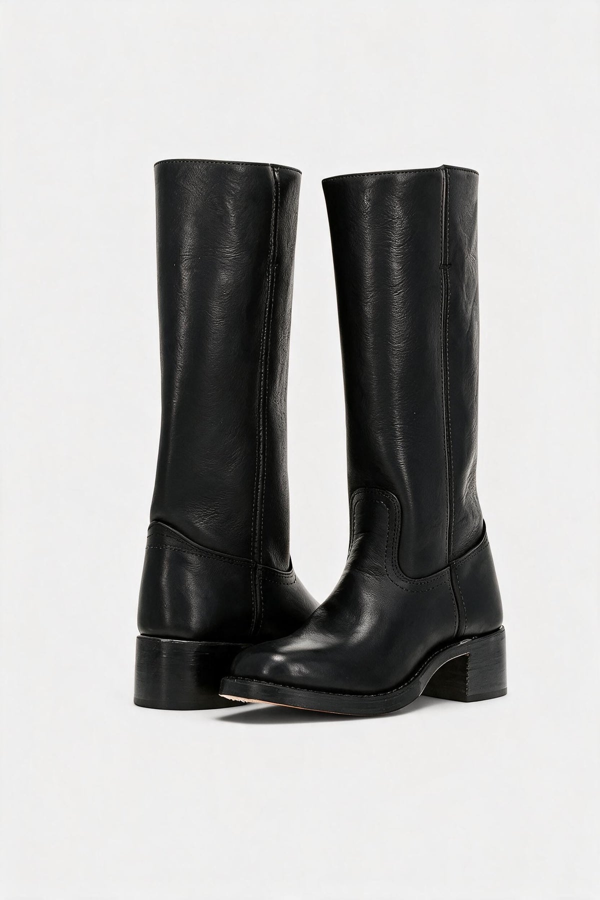 Bottes Hautes Clara en Cuir PU