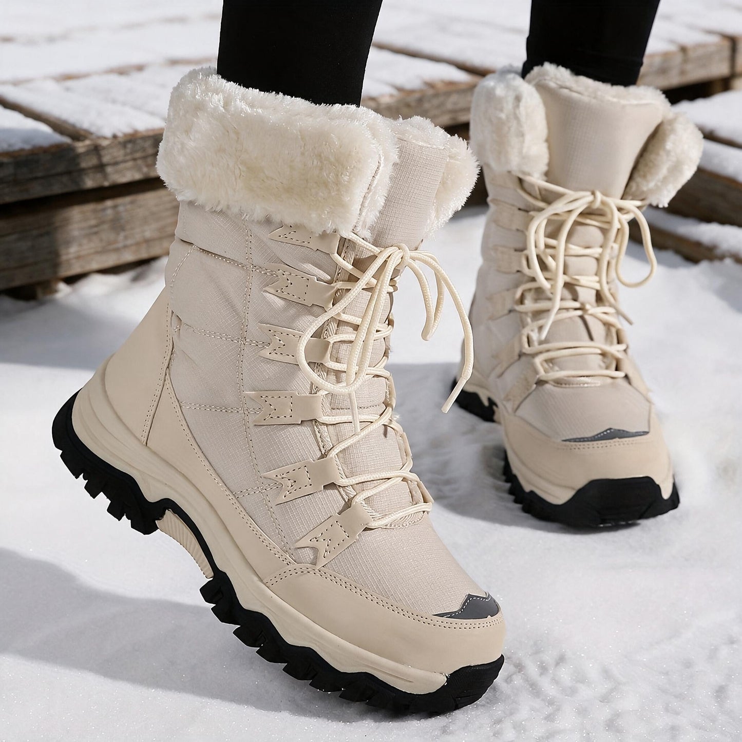 Violette – Bottes d’hiver chaudes femme