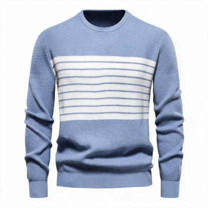 Pull homme avec design moderne en structure et détails de couleur saisissants