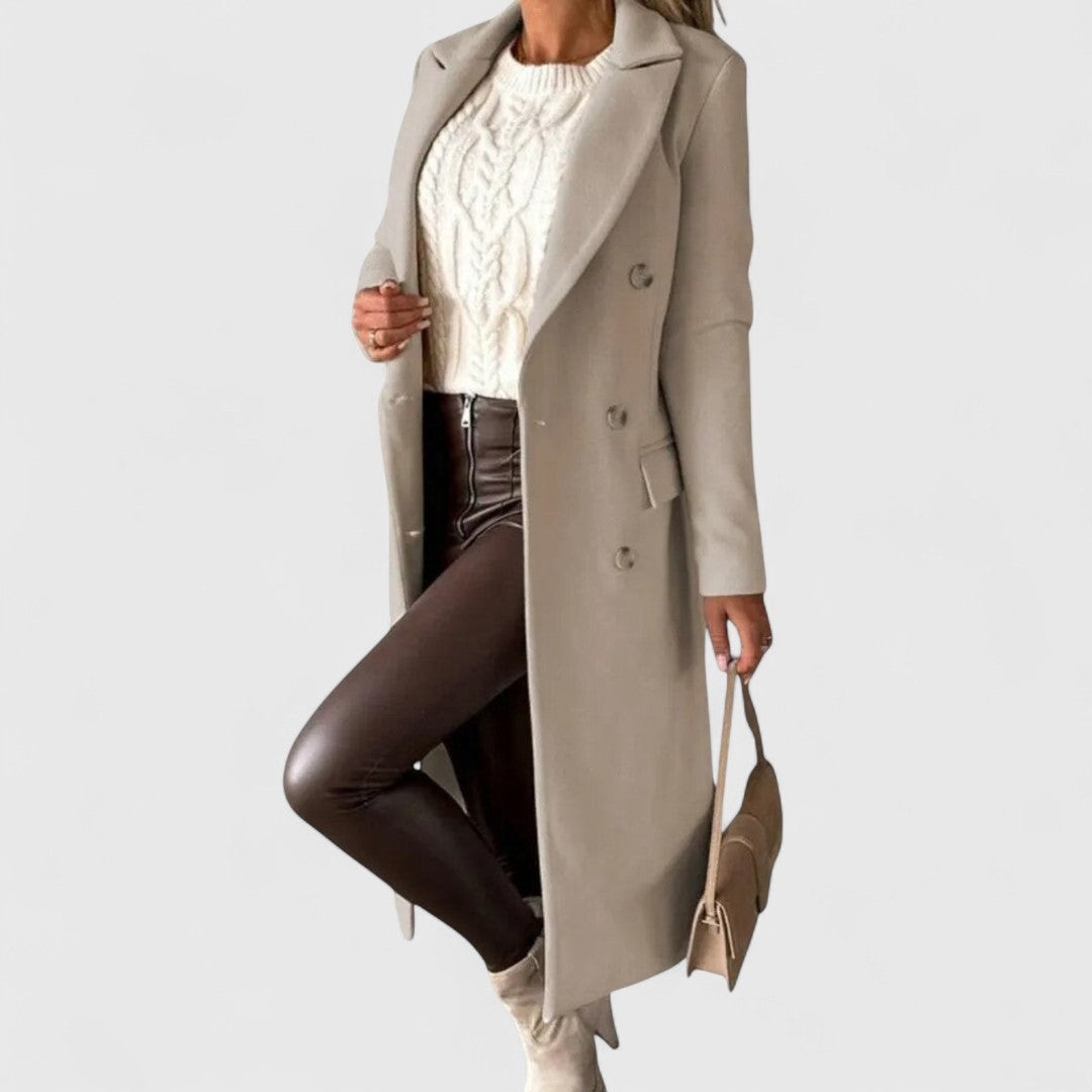 Hazel - Elegant Longline Coat — 2