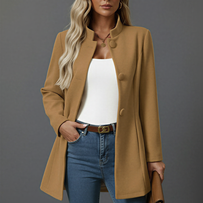 Maisie | Manteau A-Ligne à Boutons pour Femmes — 1