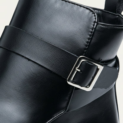The Franciacorta Men’s Leather Ankle Boots with Side Zip & Non Slip Sole — 4