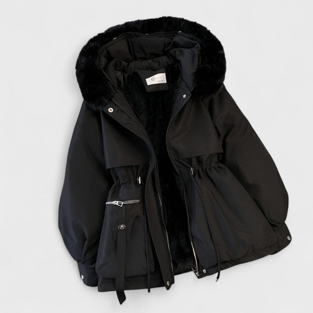 Milana | Parka à Capuche Fausse Fourrure d'Hiver pour Femme