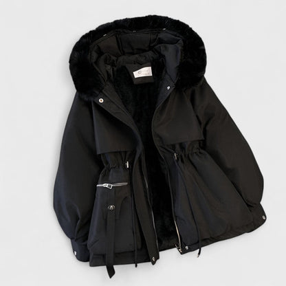Milana | Parka à Capuche Fausse Fourrure d'Hiver pour Femme