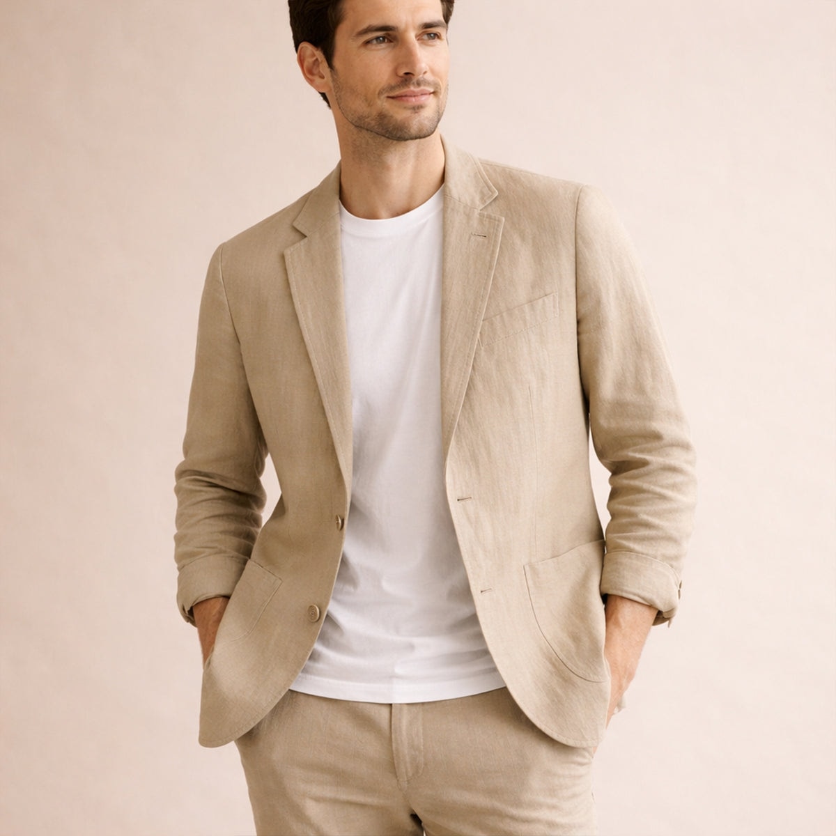 Le Blazer d'Été en Lin de Venise - Invité de Mariage Homme - Occasions Formelles — 8