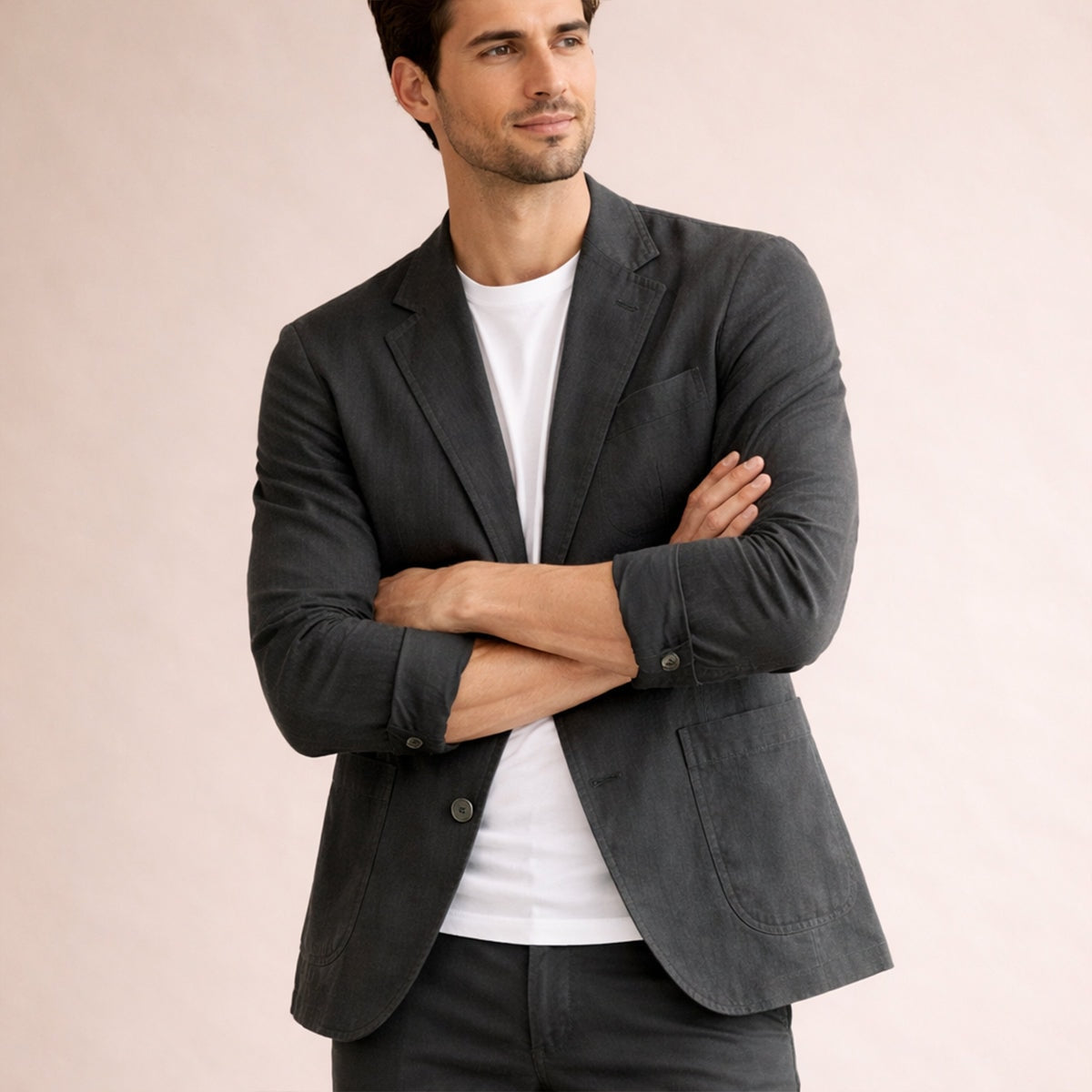 Le Blazer d'Été en Lin de Venise - Invité de Mariage Homme - Occasions Formelles — 2